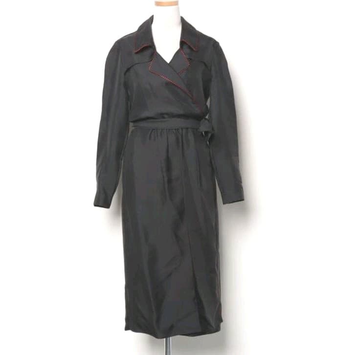BURBERRY　シルク　トレンチシャツコート　ジャケット