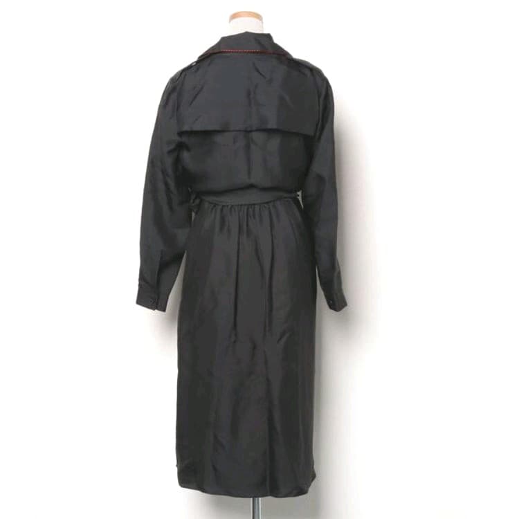 BURBERRY　シルク　トレンチシャツコート　ジャケット