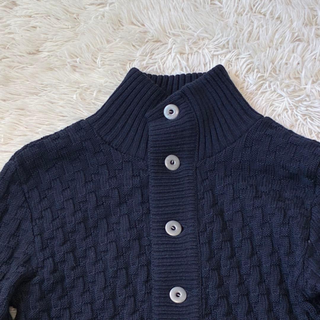 SNS HERNINGニット　カーディガン　フィッシャーマン　ニットデンマーク製