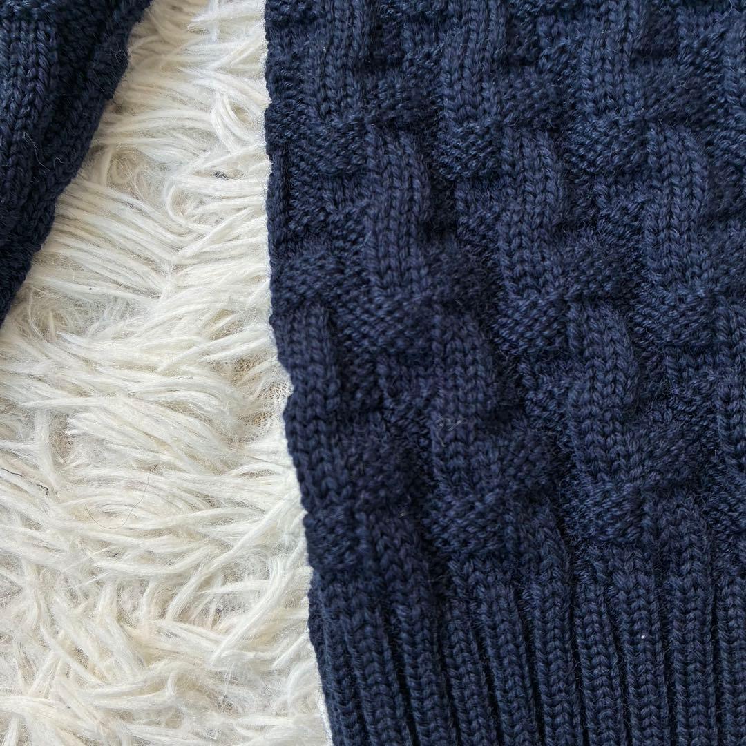 SNS HERNINGニット　カーディガン　フィッシャーマン　ニットデンマーク製