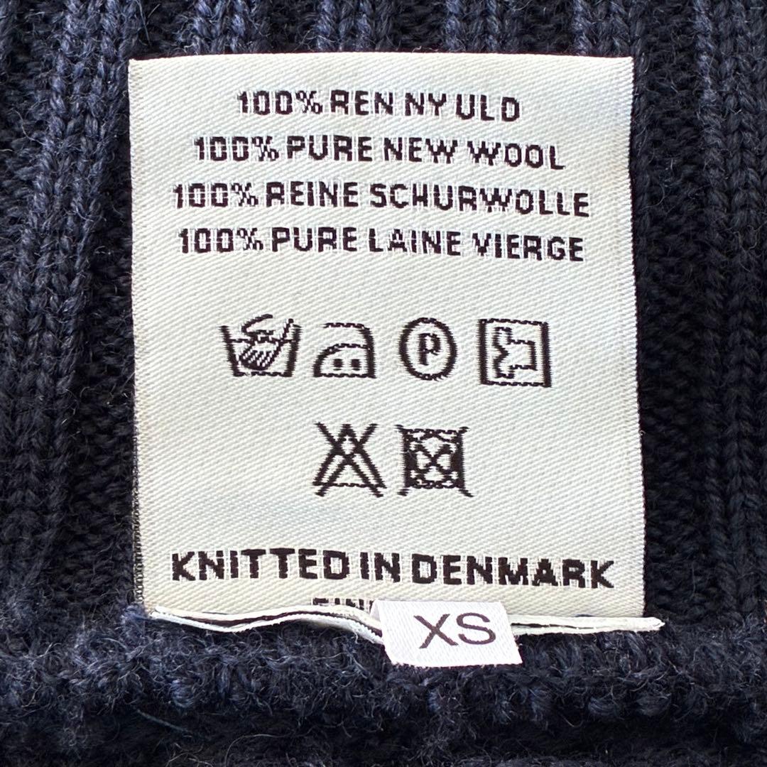 SNS HERNINGニット　カーディガン　フィッシャーマン　ニットデンマーク製