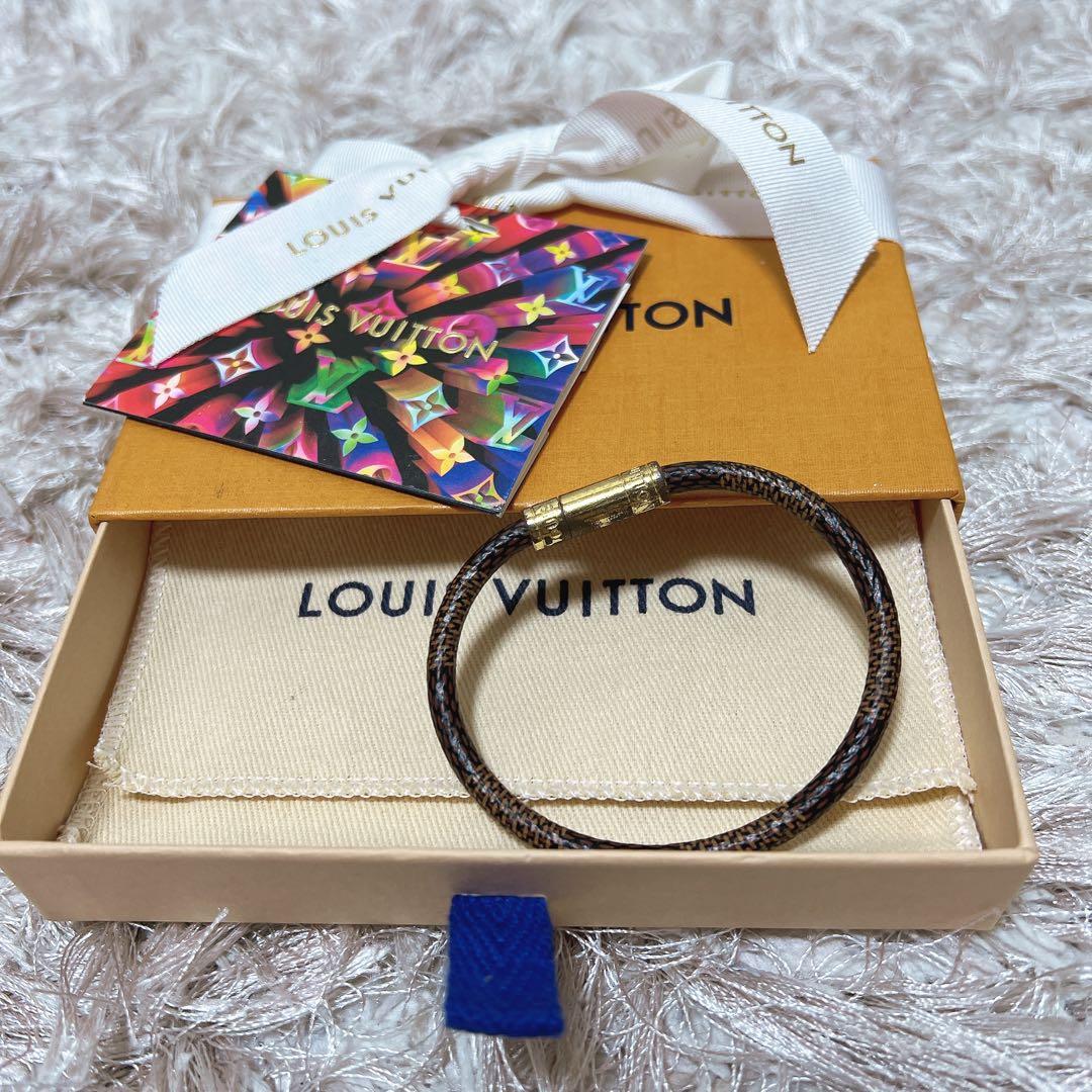LOUIS VUITTON ダミエ キープイット ブレスレット 訳あり