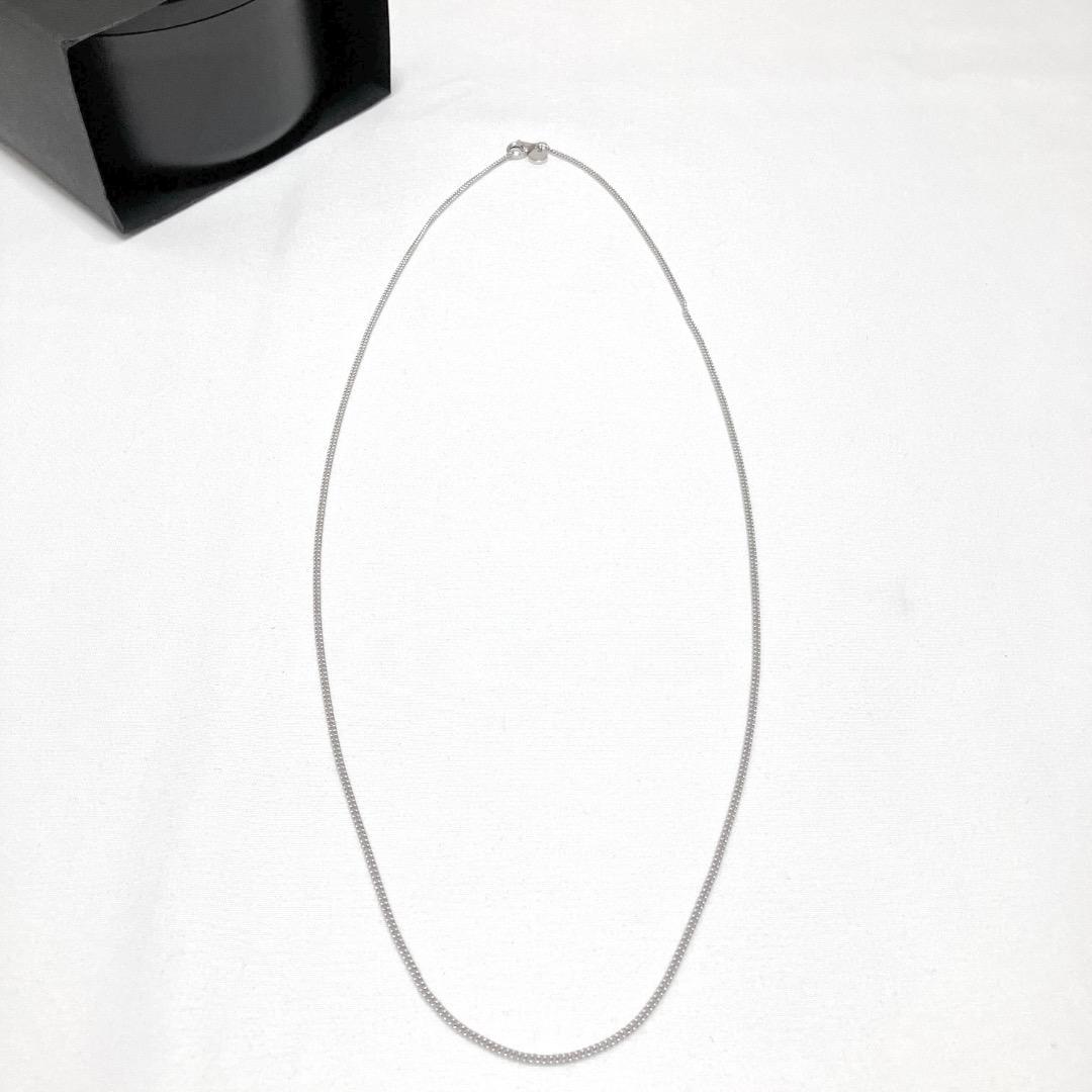 新品 24.5 TOMWOOD カーブチェーンネックレス スリム 銀 15751
