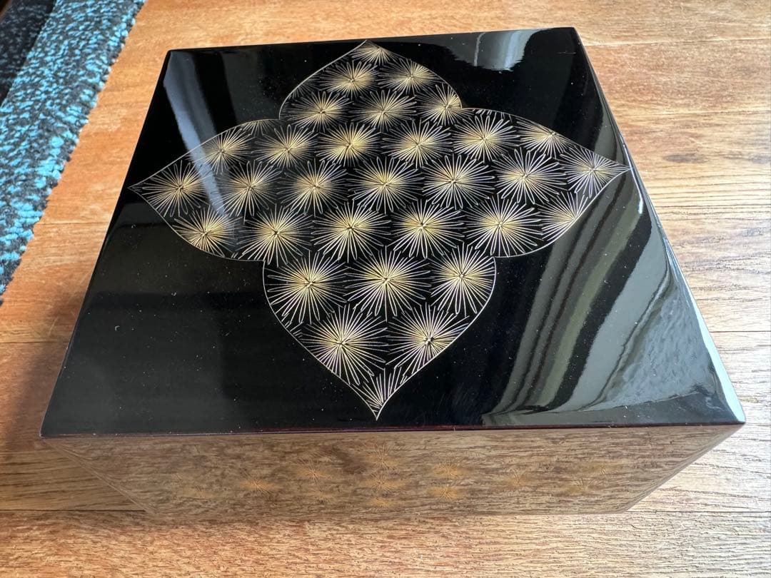 輪島塗（重要無形文化財）高級宝箱　　　　　　前志芸男　作品