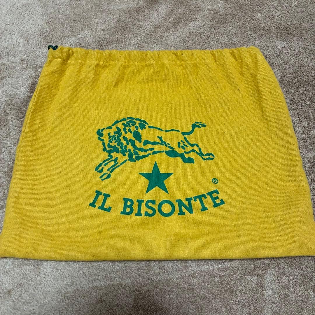 【未使用】IL BISONTE レザー ペンケース ヌメ　保存袋付き