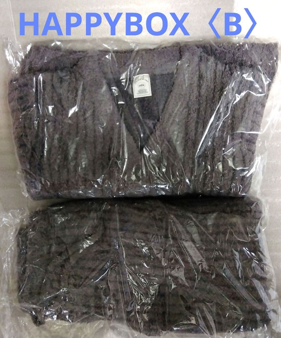 連休限定❗️【新品】 ジェラートピケ HAPPYBOX もこもこルームウェア上下