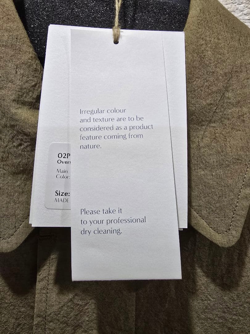 極美品 Cristaseya クリスタセヤ OVERSIZED TRENCH