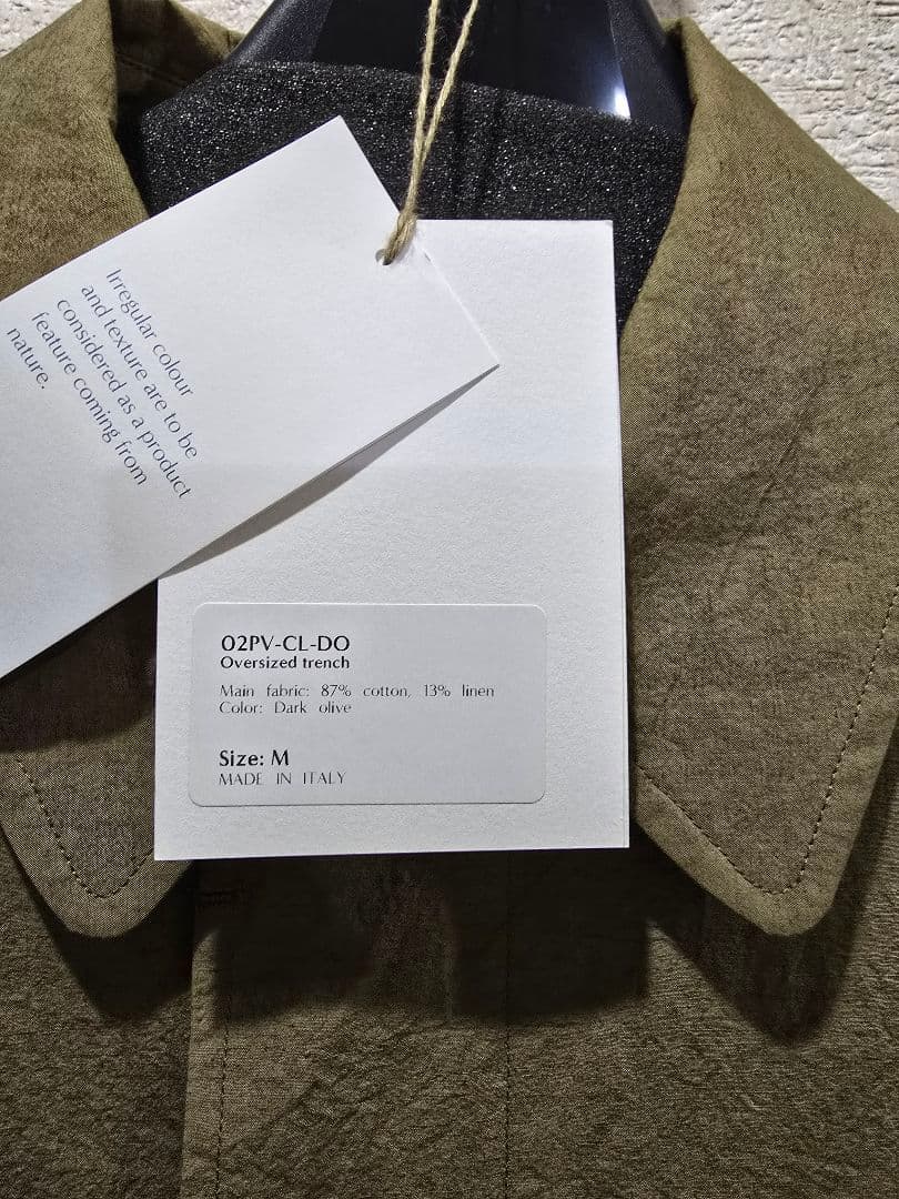 極美品 Cristaseya クリスタセヤ OVERSIZED TRENCH