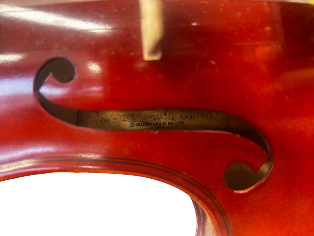 Suzuki 鈴木バイオリン 4/4 No280 1993年製 ケース付 #ur