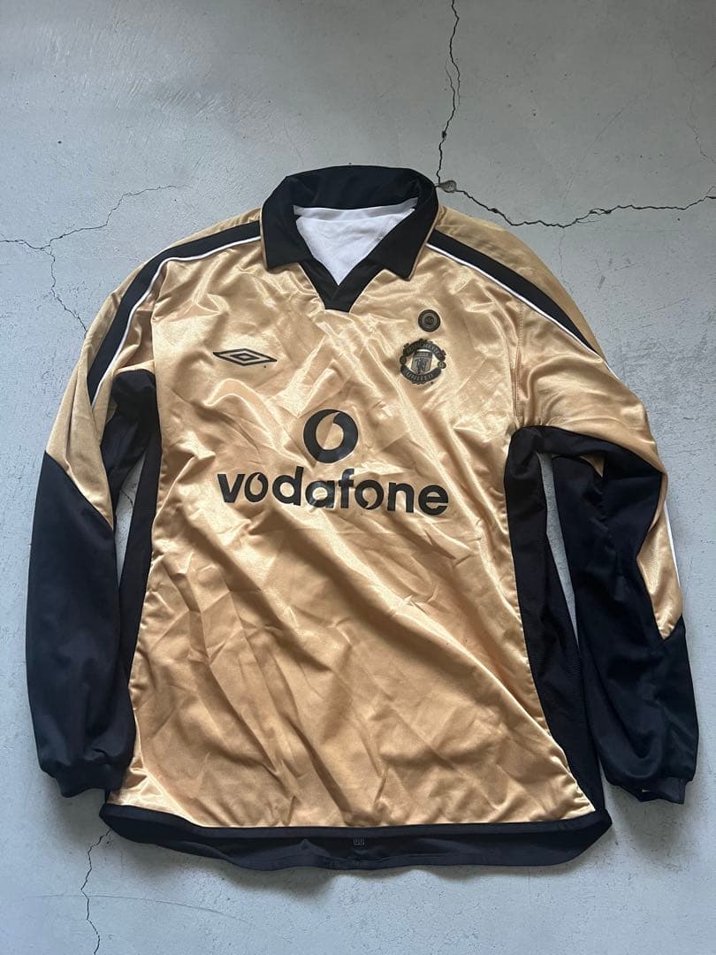 正規品 01/02 マンチェスターユナイテッド away/3rd スコールズ