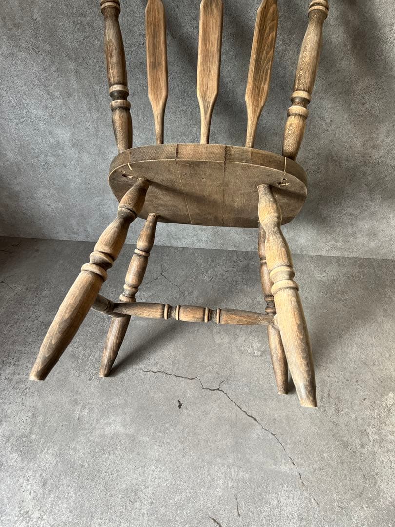 メリーちゃん専用 木製スラットバックダイニングチェア