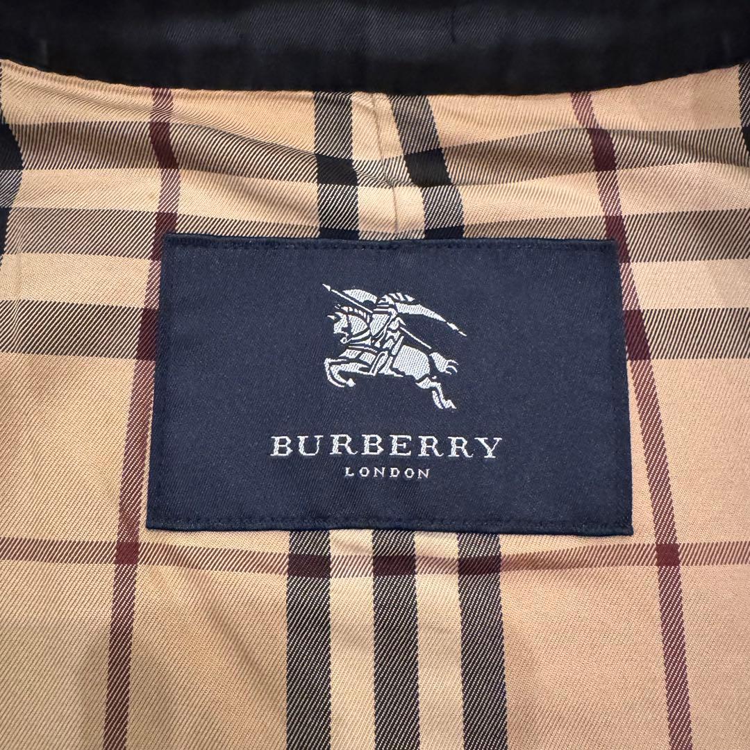 BURBERRY LONDON★トレンチコート★黒★ミドル丈