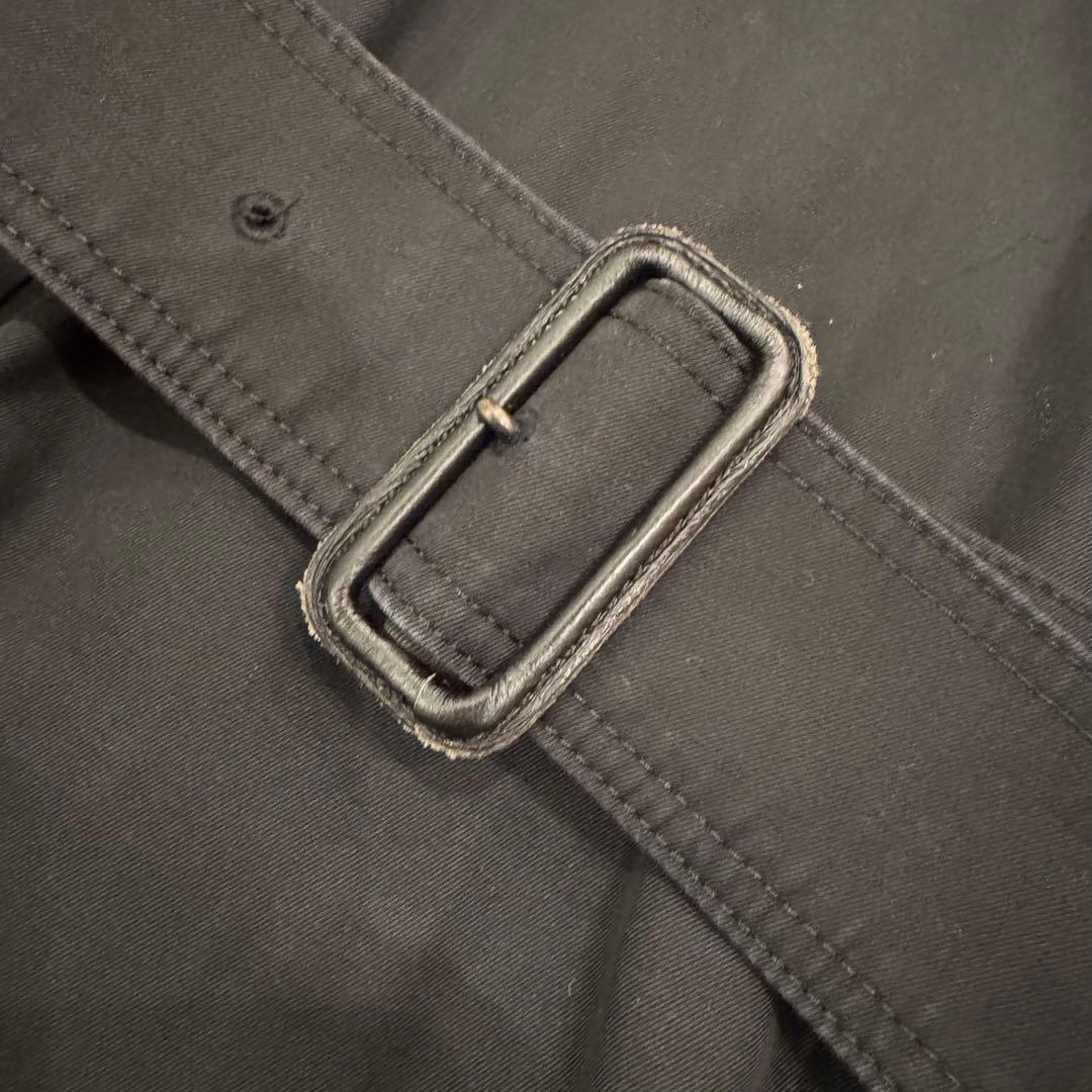 BURBERRY LONDON★トレンチコート★黒★ミドル丈
