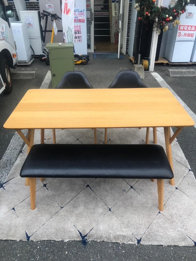 【福岡市限定】ダイニングセット キャスト 150