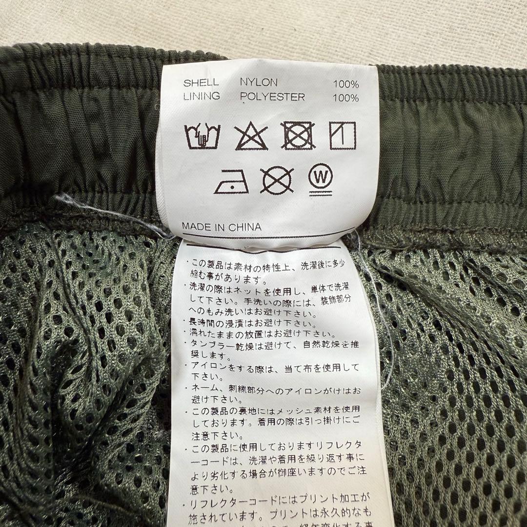 NEIGHBORHOOD WAVES ナイロン トラックパンツ カーキ 緑 S