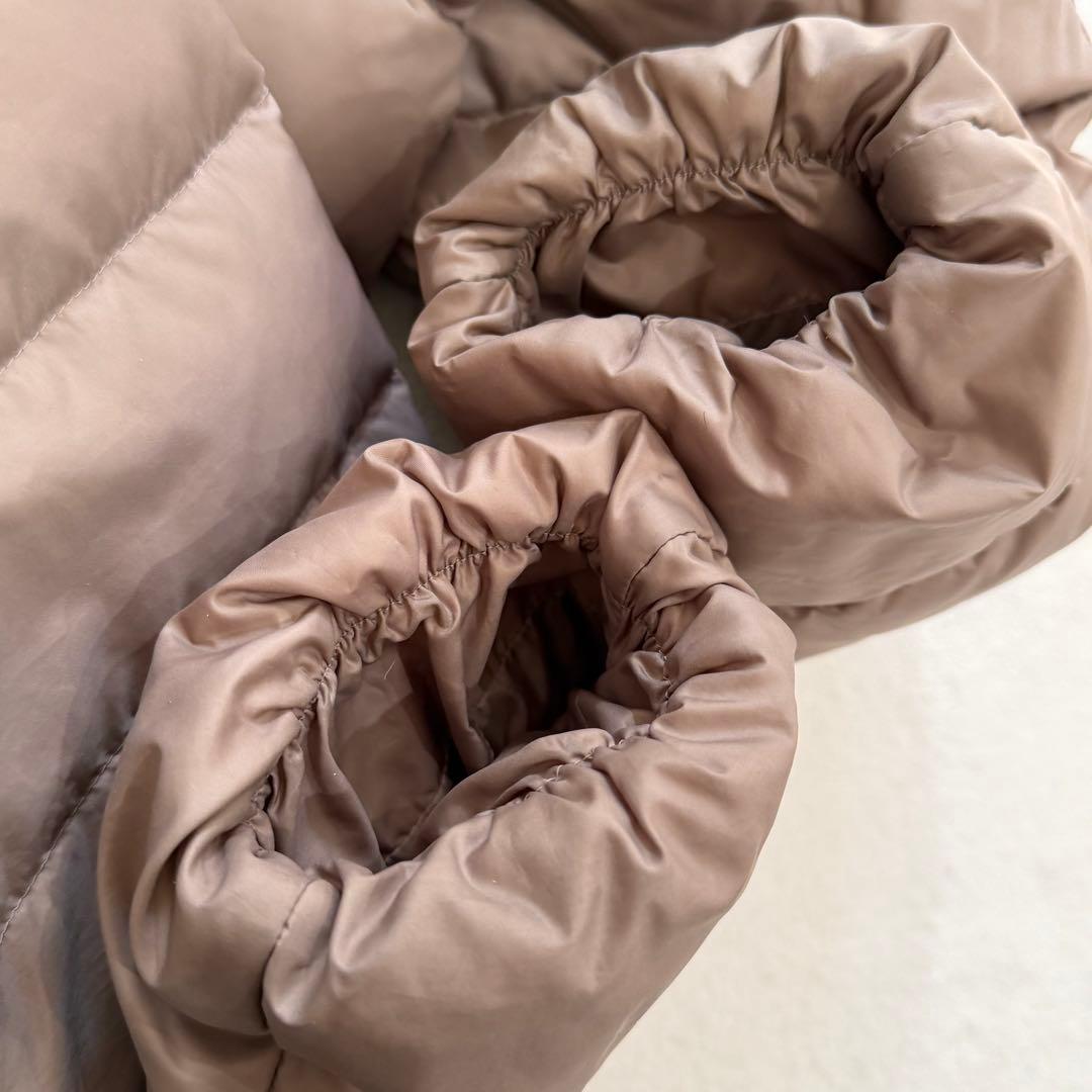 23区　シレータフタロングダウンコート　洗える　ラクーンファー　グレージュ　3L