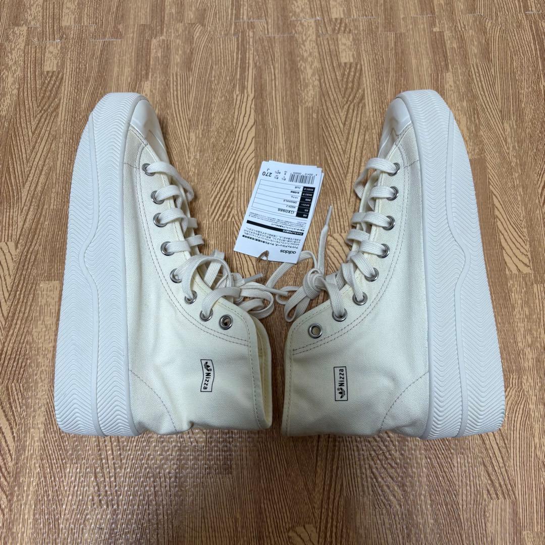adidas Nizza2 KJ着用モデル ハイカット 厚底 スニーカー