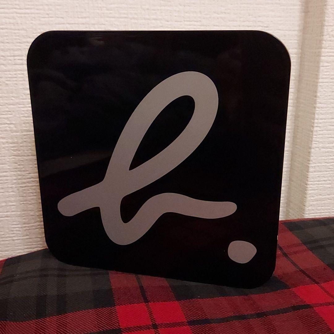 agnes b.　レア　両面オブジェ　アニエスベーマーク　モノトーン白黒　看板