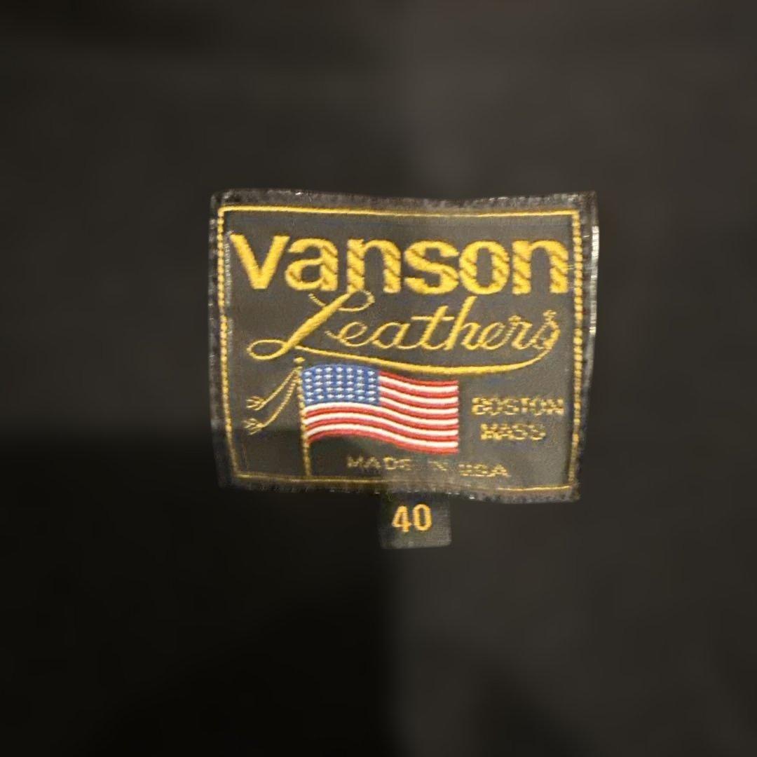 VANSONシングルライダース40