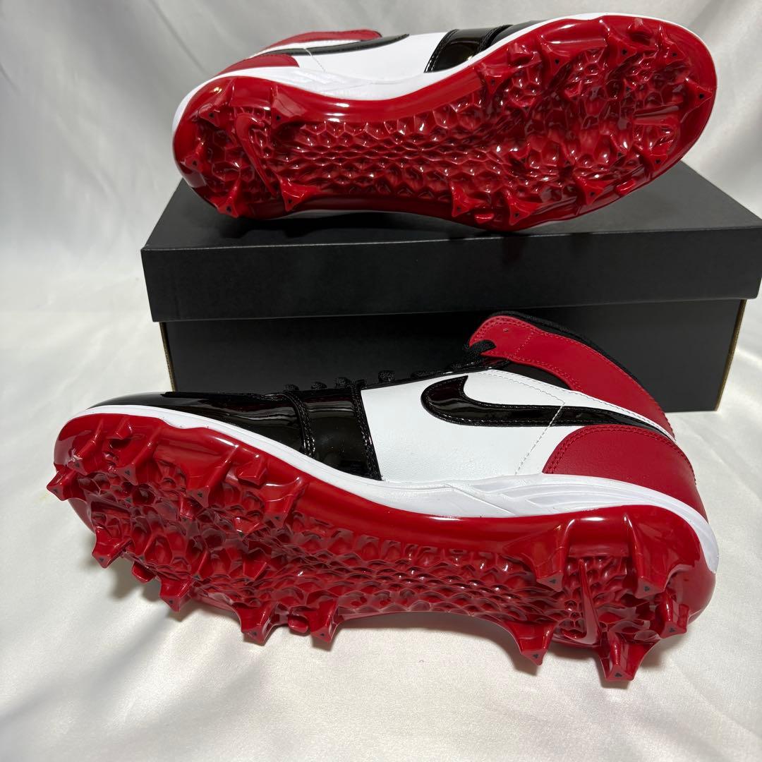 Jordan 1 Mid TD　RED　アメフト スパイク 27.5cm　X