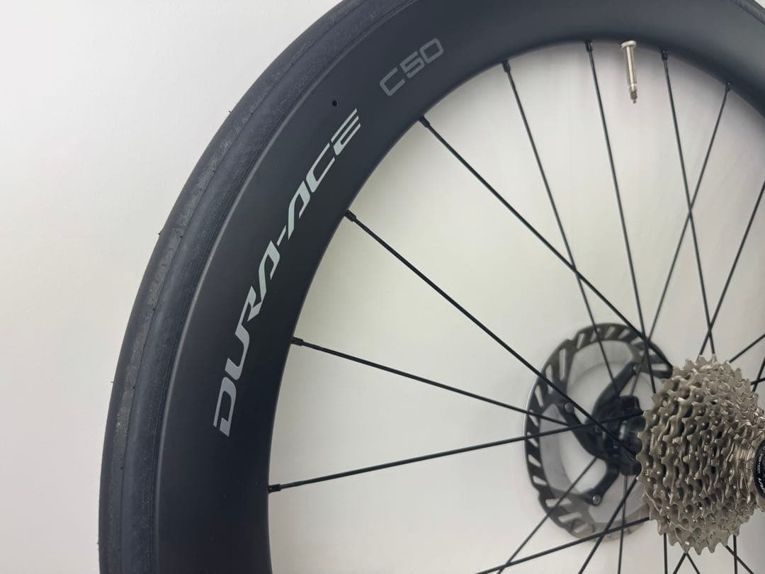 （美品）シマノ WH-R9270 C50 カーボンホイール おまけ付　低走行