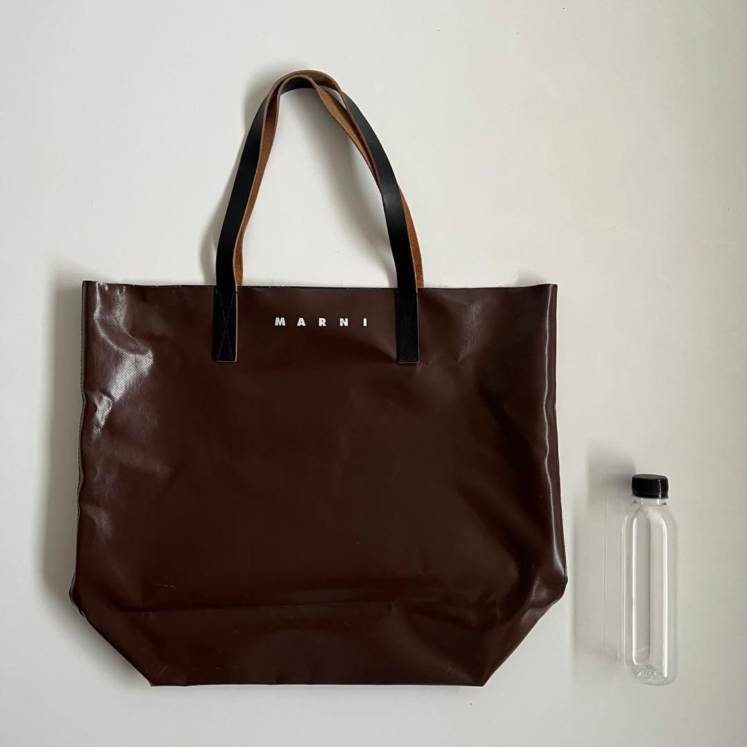 バッグ MARNI PVC TRIBECA HORIZONTAL TOTE BAG