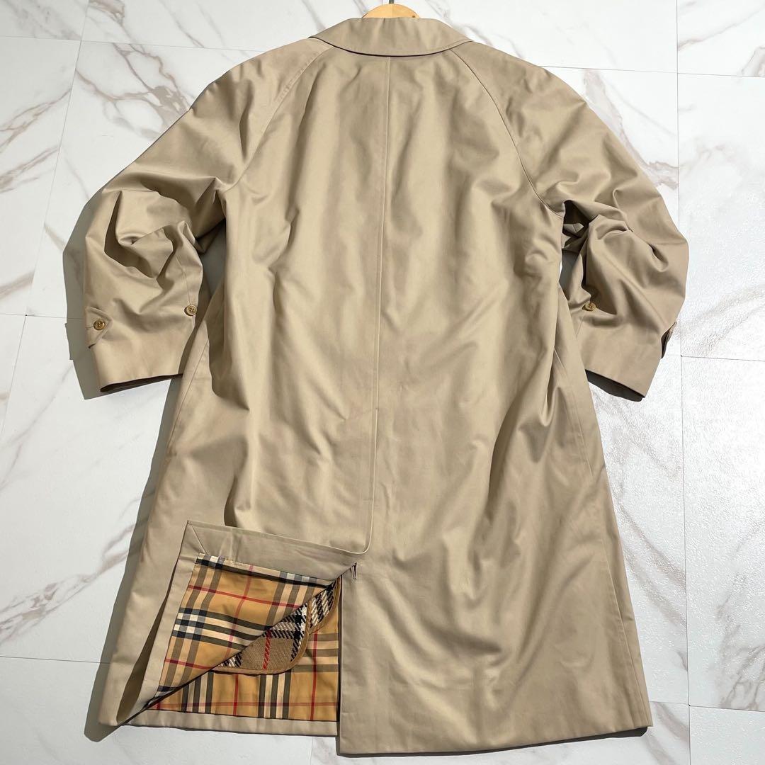 【美品/ライナー/L相当】バーバリーズ ステンカラーコート ノバチェック