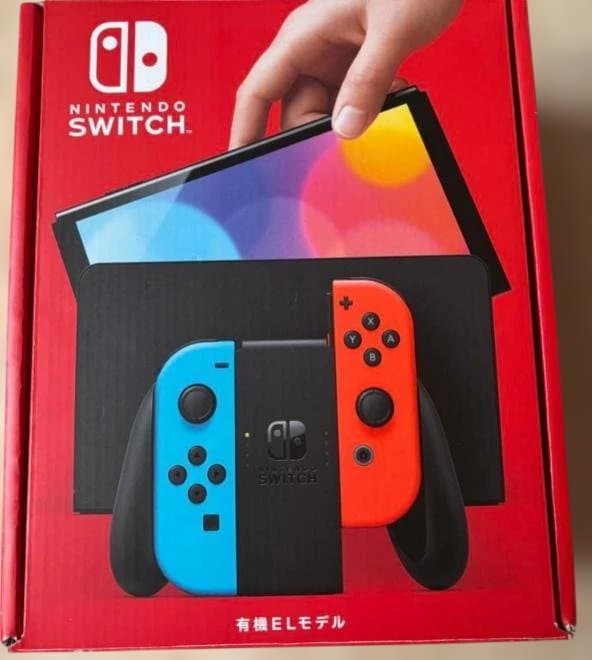 【新古品】Nintendo Switch 有機ELモデル 青/赤