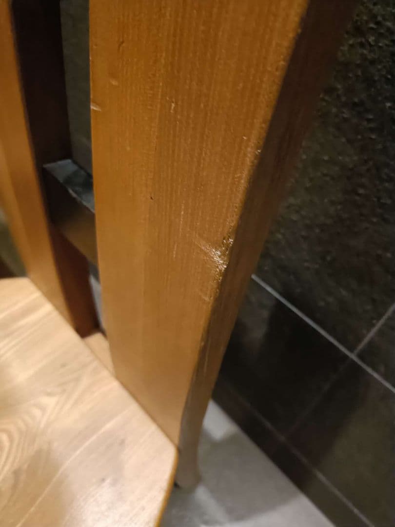 木製ダイニングチェア 2脚セット