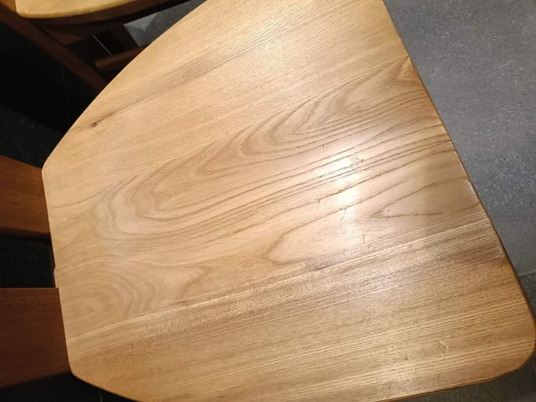 木製ダイニングチェア 2脚セット