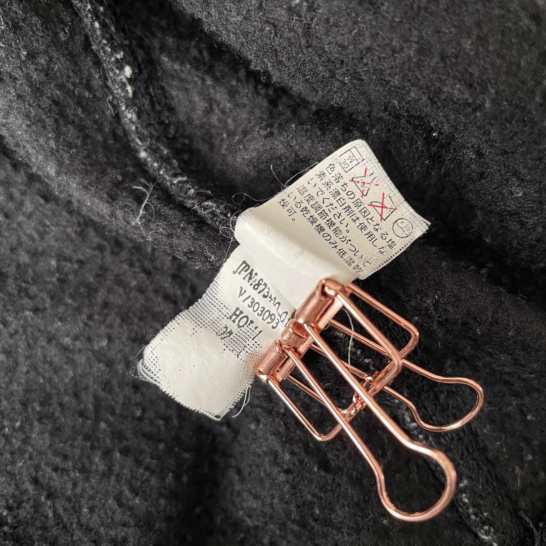 ギャップ 10s フリース ジップアップ パーカー M 黒