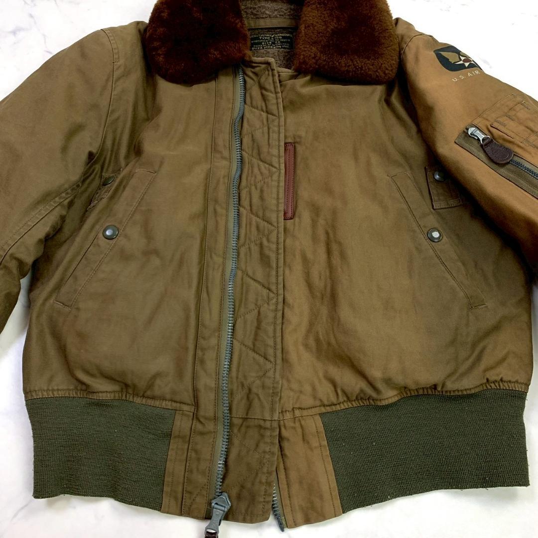 希少M品番★ 50s復刻 バズリクソンズ B-15B カーキ 38　E096