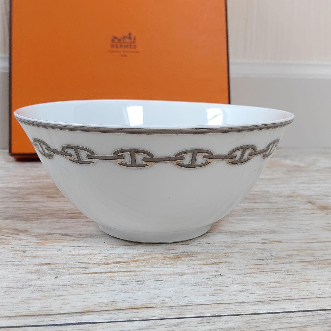 HERMES  シェーヌダンクル　プラチナ
アジアティック　ライスボウル
