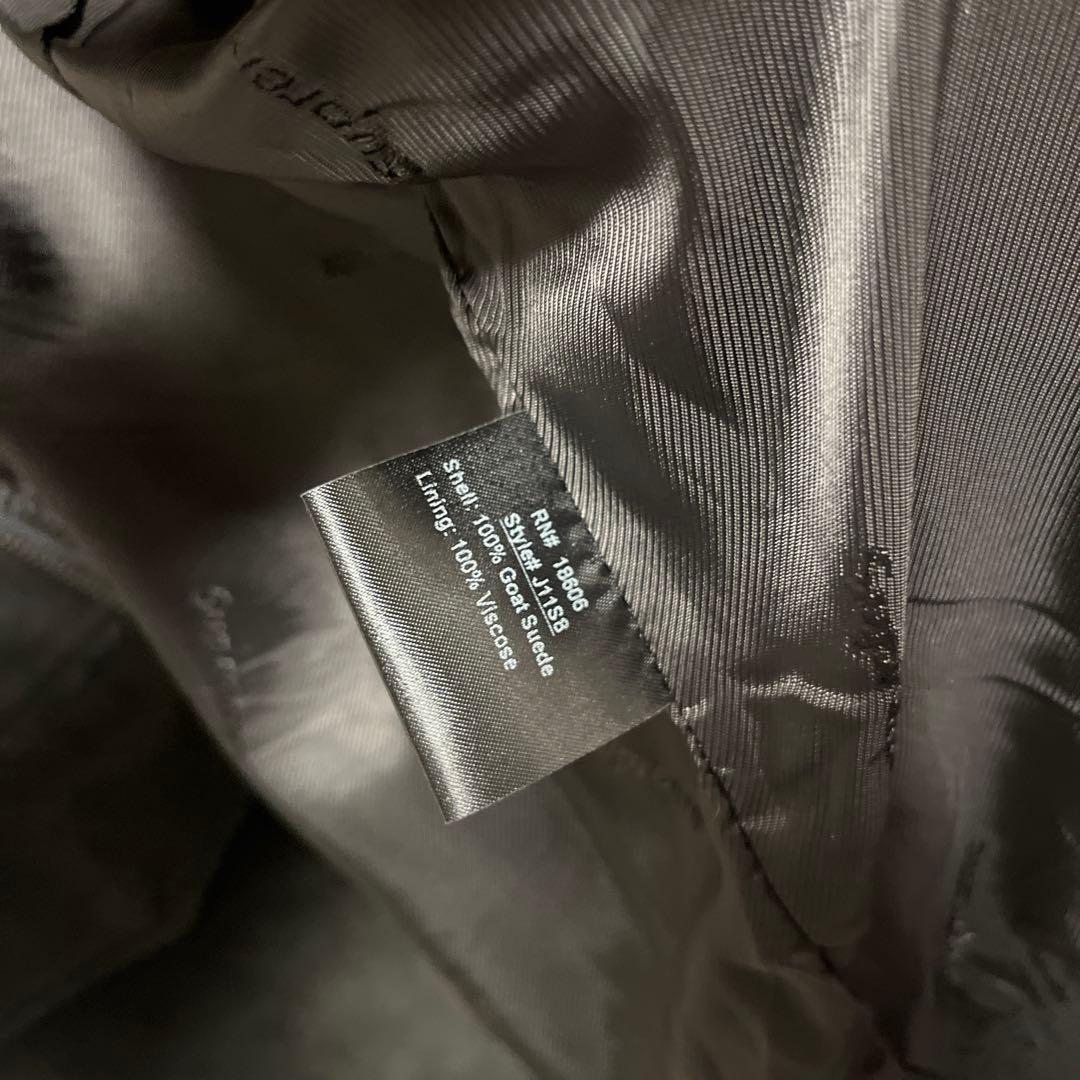 希少 18ss Supreme Schott Suede A-2 Jacket