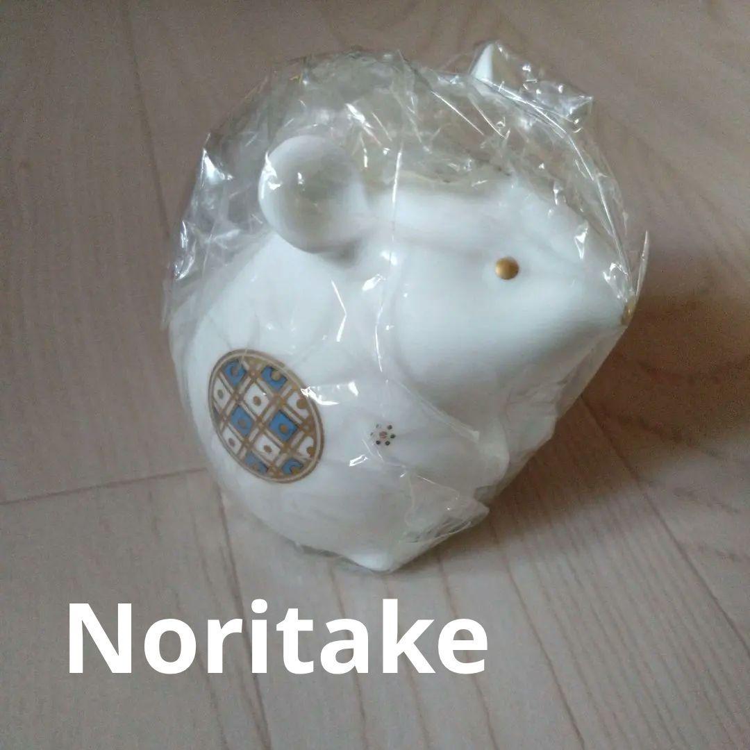 Noritake ノリタケ 陶器製ネズミの置物 未使用