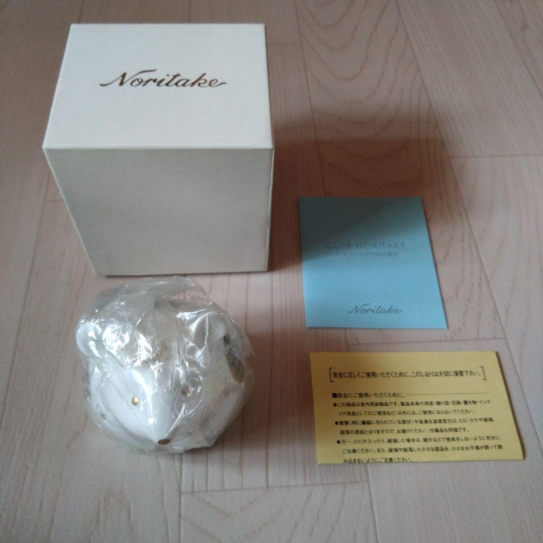 Noritake ノリタケ 陶器製ネズミの置物 未使用