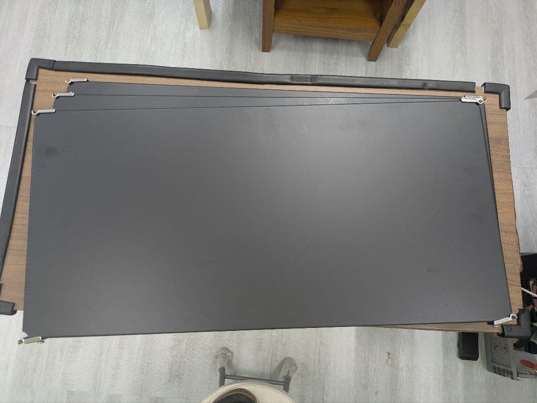 無印良品 ステンレスユニットシェルフ用・追加棚・ダークグレー【3枚での販売です】