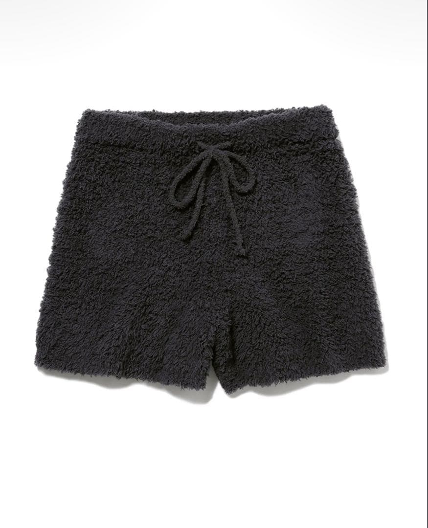 ジェラートピケ 黒猫　フード付きパーカー＆ショートパンツセット