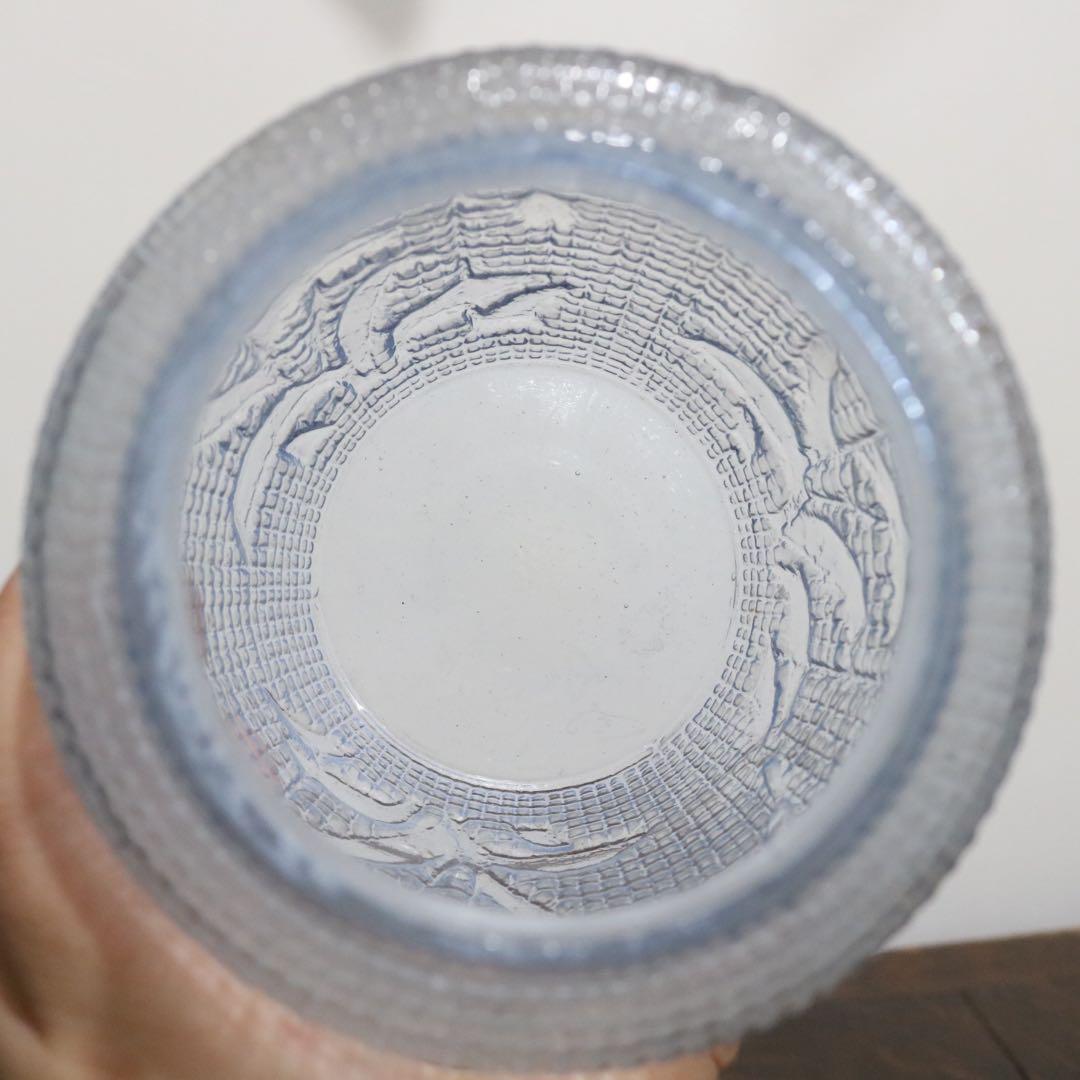 大正〜昭和初期のあめや瓶　菓子瓶　飴屋瓶 プレスガラス　古道具骨董和ガラス