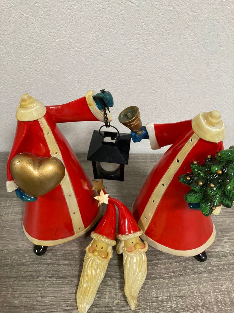 ☆ サンタ サンタクロース 置物 クリスマス オブジェ 飾り インテリア 陶器☆