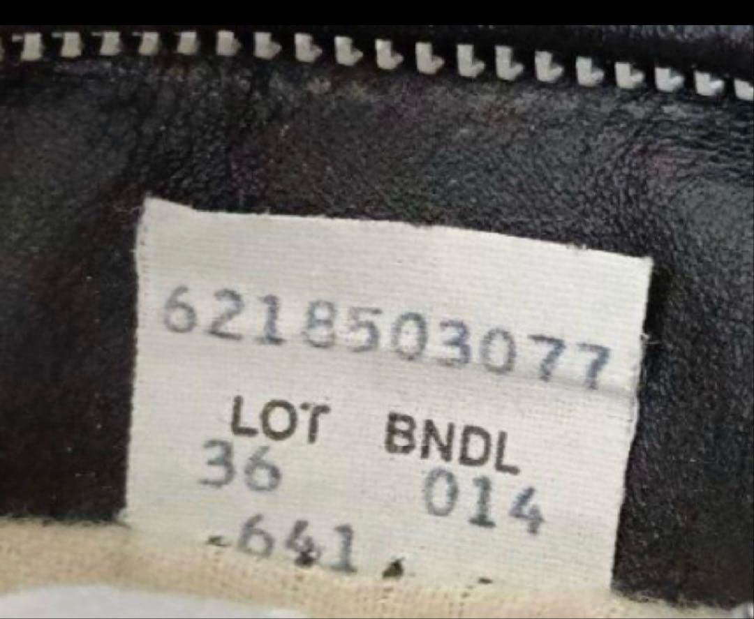 【美品】 Schott ブラックレザーシングルライダースジャケット