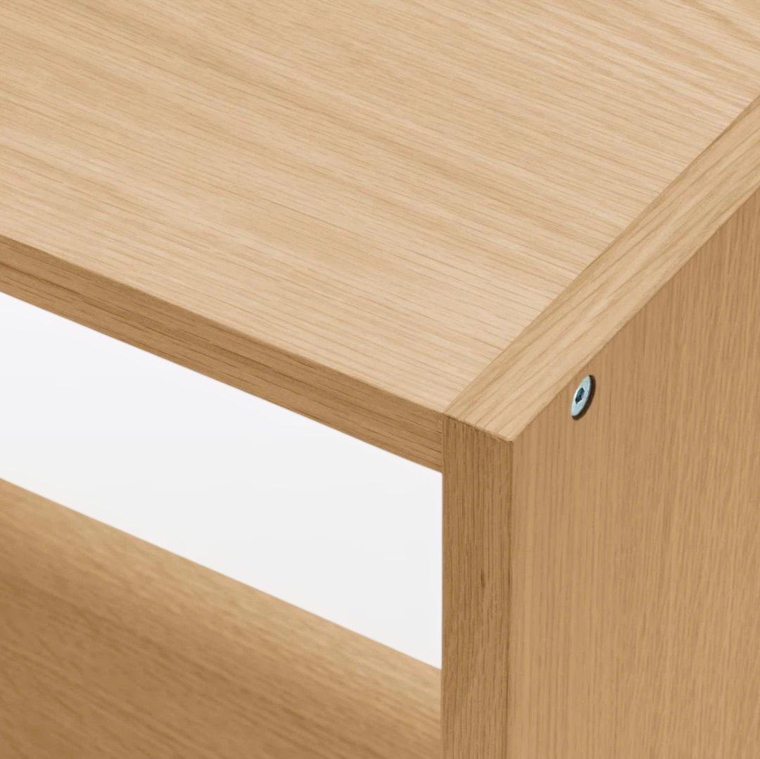 【12/20 期間限定出品】無印良品 スタッキングシェルフ　３段×２列　オーク材