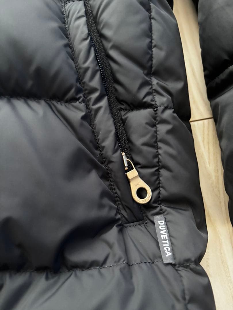 DUVETICA ラビットファー 付きダウン　ブラック