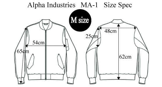 ALPHA INDUSTRIES MA-1 Made in USA 未使用品
