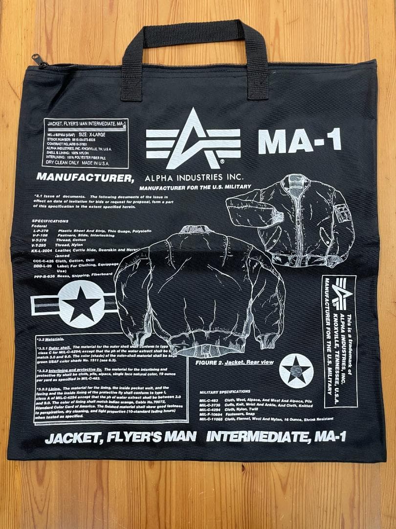 ALPHA INDUSTRIES MA-1 Made in USA 未使用品