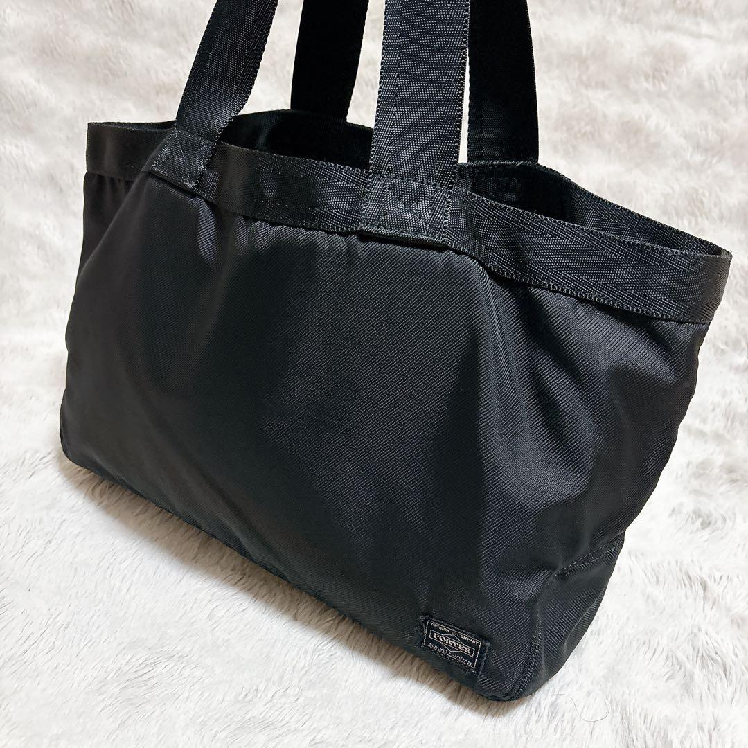 【廃盤希少品】PORTER トートバッグ ラウンド ブラック A4 肩掛け
