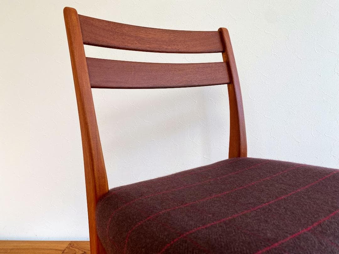 1970s ヴィンテージ 北欧 チークダイニングチェア 仕上済①