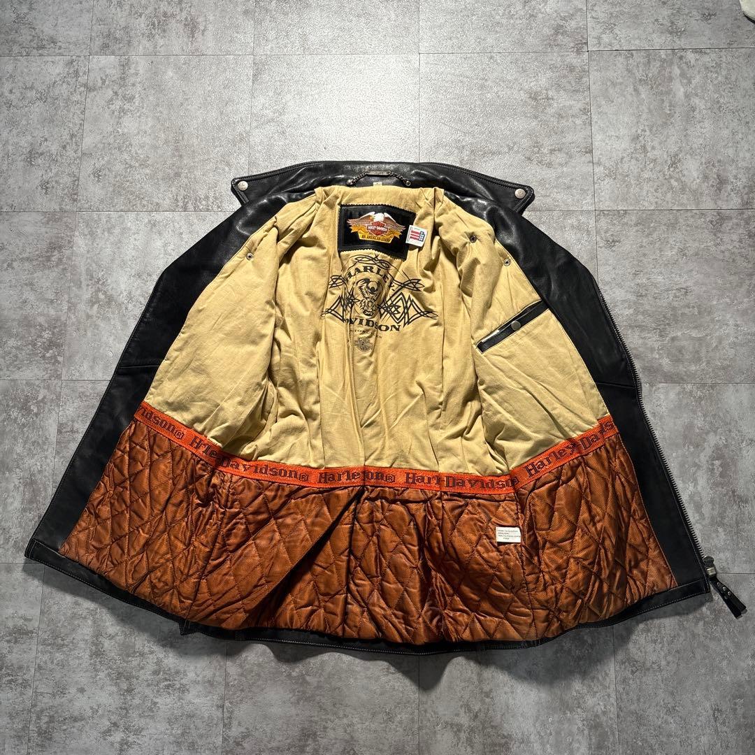 鬼レア　極美品　90s Harley-Davidson ライダースコート　黒