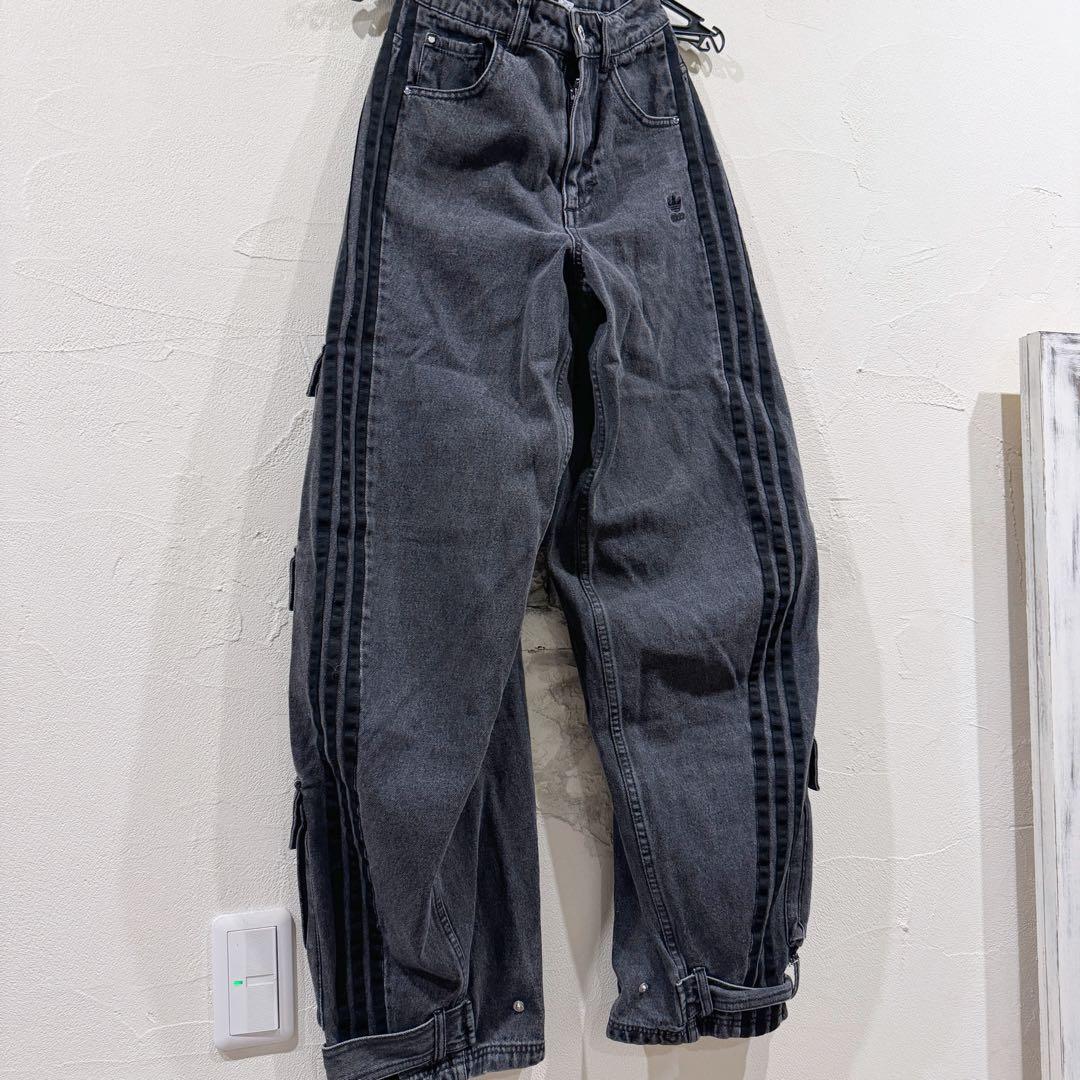 激レア極美品★adidasアディダス adileniumデニムカーゴパンツ 25