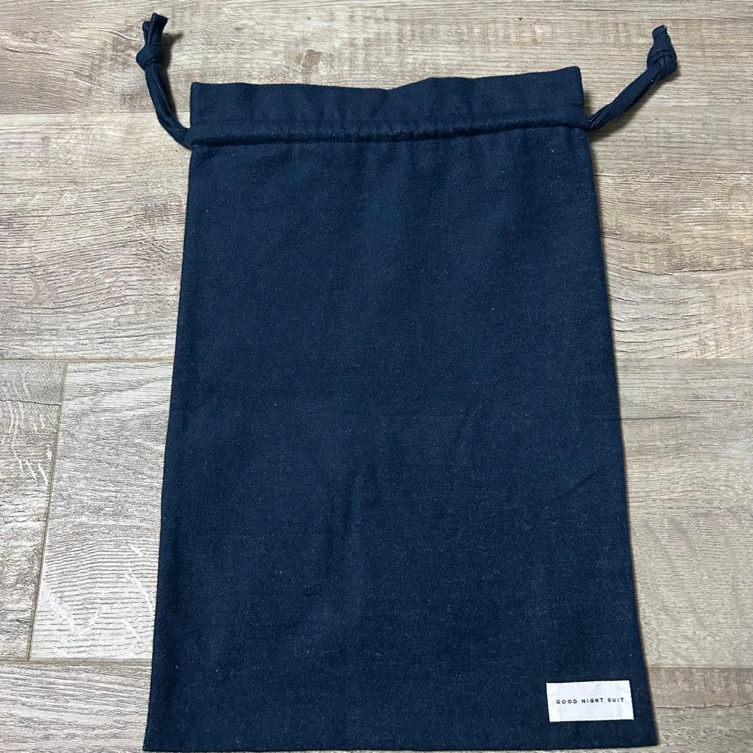 GOOD NIGHT SUIT オーガニックコットン　パジャマ　冬用　紺　S